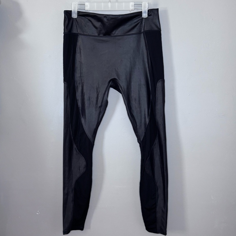 Fabletics Glossy Black Leggings